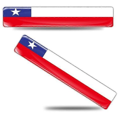 Autocollant réfléchissant 3D drapeau national - Accessoires moto - Autocollant voiture - Royaume-Uni - Italie - États-Unis - France - Russie - Espagne - Brésil - Chili - Ukraine (1/4)
