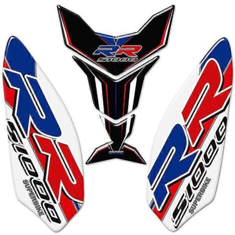 Protection adhésive pour carénage BMW S1000RR S 1000 RR HP HP2 HP4, emblème, badge, coussin de réservoir, protection genoux, carénage 2018 2019 2020 --S1000RR3 (1/5)