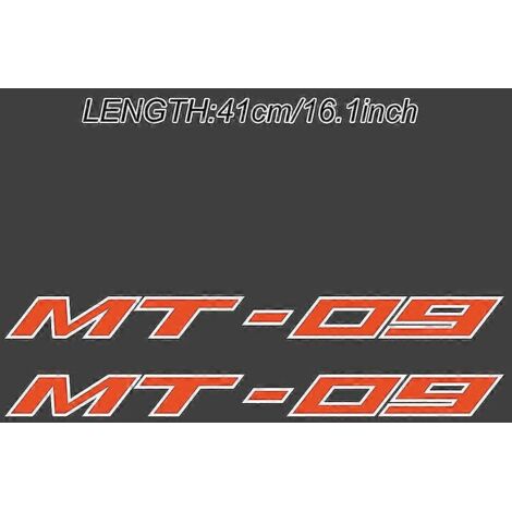 Bandes adhésives pour moto Yamaha MT-09 (jantes, casque, réservoir, carrosserie) - Modèles 2017, 2018, 2019 et 2020 (6 pièces) (1/5)