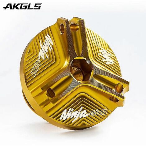 Accessoires de protection pour bouchon de remplissage d'huile moteur et cache-boulon de réservoir de carburant pour moto Kawasaki Ninja 400 (modèles 2018 et 2019) (1/5)