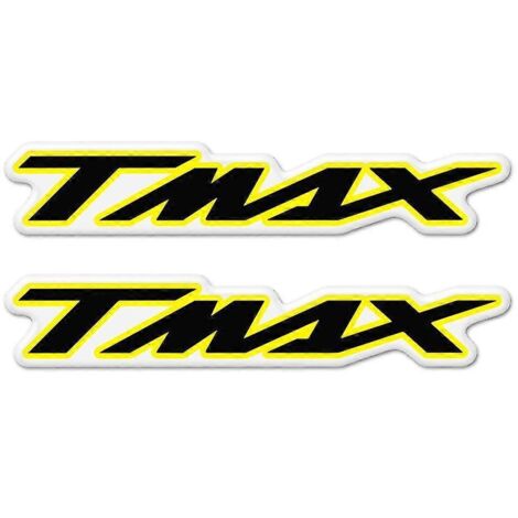 Autocollants T Max pour Yamaha Tmax 400 500 530 560 750, motos et scooters (Tmax530, Tmax500, Tmax560), emblème, badge 2017-2020 - TMAX - Jaune 5 (1/5)