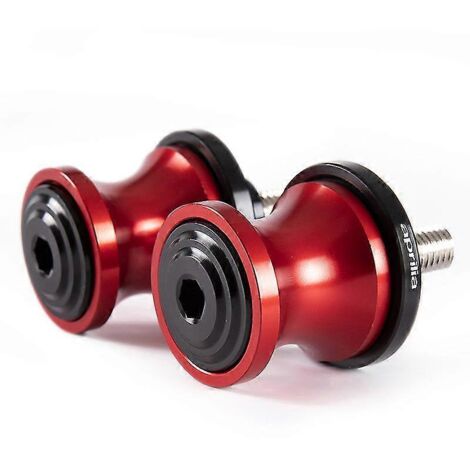 Pour Aprilia RS660 Tuono 660 RS V4 RSV1000 / R Caponord 1200 Dorsoduro 750 Shiver Tuono 1000 : vis de support de ressort de biellette de bras oscillant (rouge) (1/5)