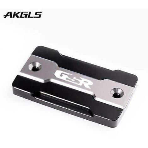 Bouchon de réservoir d'essence et de remplissage d'huile moteur pour motos Suzuki GSR 750, 400 et 600 (GSR750, GSR400, GSR600) - Accessoires : bouchon de réservoir gris (pour frein avant). (1/5)