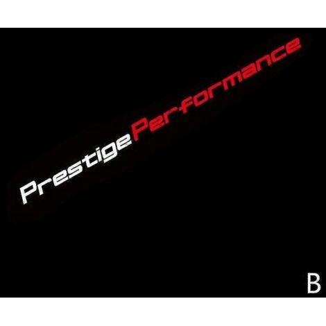 1 autocollant pare-soleil de voiture Prestige Performance Graphics à bande décorative, style sport universel (1/4)