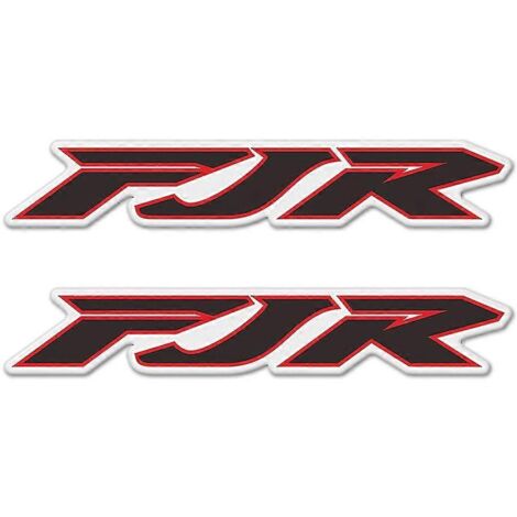 Protections de réservoir pour Yamaha FJR1300, emblème de carénage latéral, logo, pare-brise, coffre, valises en aluminium, autocollants 2019 - FJR rouge (1/5)