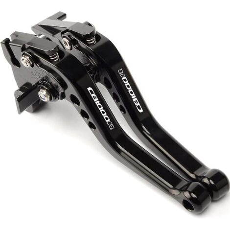 Levier de frein et d'embrayage court réglable 6 positions en alliage d'aluminium CNC modifié pour Honda CB1000R 2008-2016 (noir) (1/5)