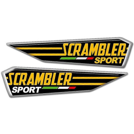 Protection de réservoir pour Ducati Scrambler (autocollants, emblèmes, logos, accessoires de carénage) - Jaune (1/4)