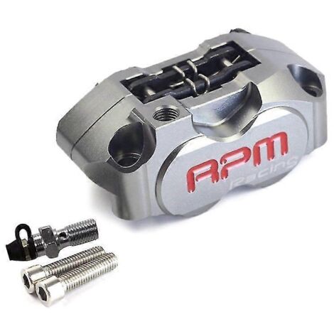 Étrier de frein radial RPM 82 mm pour moto, disque de 200 mm/220 mm modifié – Titane (1/5)