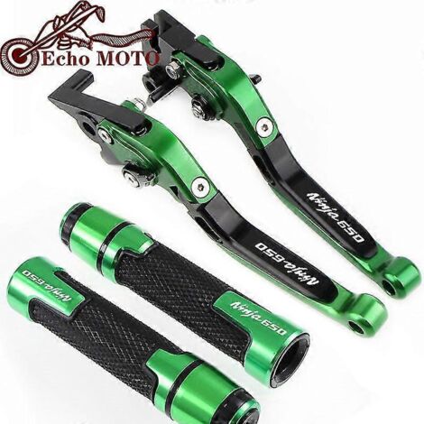 Poignées de frein et d'embrayage extensibles et réglables pour moto Kawasaki Ninja 650 ABS Ninja650 KRT Edition 2018-2022--H (1/5)