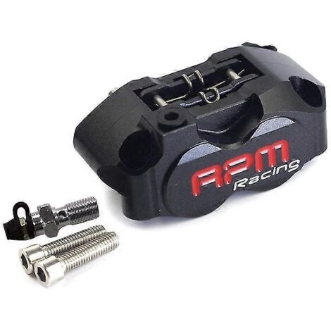 Pompe de frein à étrier RPM 82 mm, montage radial à 4 pistons pour moto tout-terrain (modification) - Noir (1/5)