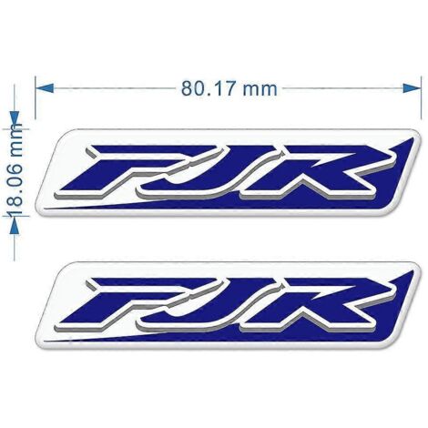 Protection de réservoir, emblème, logo et autocollants pour carénage, pare-brise, coffre et valises en aluminium Yamaha FJR1300 (modèles 2019 et 2020) - FJR3 (1/5)