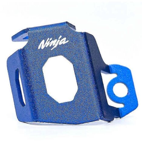Bouchon de protection pour liquide de frein arrière (bleu) pour Kawasaki Ninja 400/650 (2017-2022). (1/5)