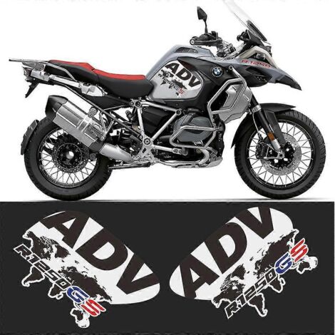 Autocollants pour moto BMW R1250GS (protection de réservoir, garde-boue, carénage, bec, bagages, valise en aluminium, Adventure 2019) (1/5)