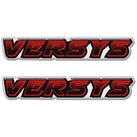Autocollants de protection de réservoir pour Kawasaki Versys 300 400 650 1000 Versys-x 250, kit de protection de pare-brise, autocollants pour genoux, déflecteur de vent - VERSYS (2 pièces) 12 (1/5)