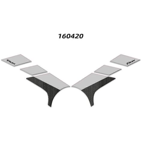 Autocollants 3D pour réservoir, kit de protection contre l'huile et l'essence pour Yamaha Tmax 560 2022-2023 (1/4)