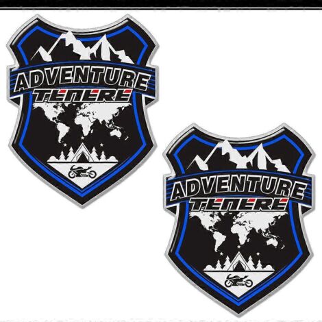 Autocollants Tenere Super Tank Pad Protector, protection de réservoir, emblème, logo, carénage, garde-boue pour Yamaha 700 1200 Xt Z Xt1200z--15 (1/5)