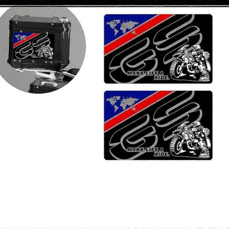 Autocollants de coffre pour BMW R1250GS, R1200GS, F850GS, F800GS, G310GS, F750, 850, 800 et valises en aluminium - 7 (1/5)