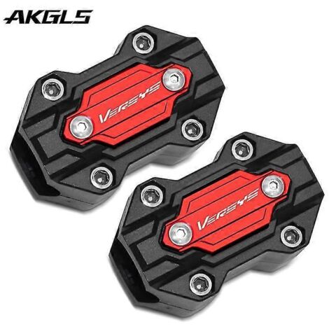 Protection moteur décorative rouge pour Kawasaki Versys 650, 1000 et X300 (2008-2019, 2020, 2021) (1/5)