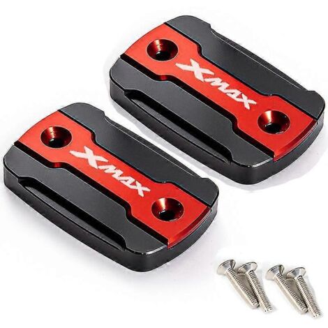 Accessoires pour bouchon de remplissage et protection du liquide de frein avant de moto Yamaha Xmax 300/250 (2017-2022) - Rouge (1/5)