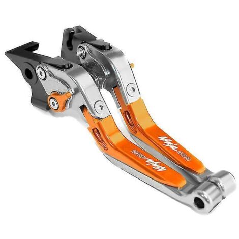 Accessoires pour Kawasaki Ninja 400 (modèles 2017 à 2022) : leviers de frein et d'embrayage en alliage d'aluminium usiné CNC - ninja400-H (1/5)