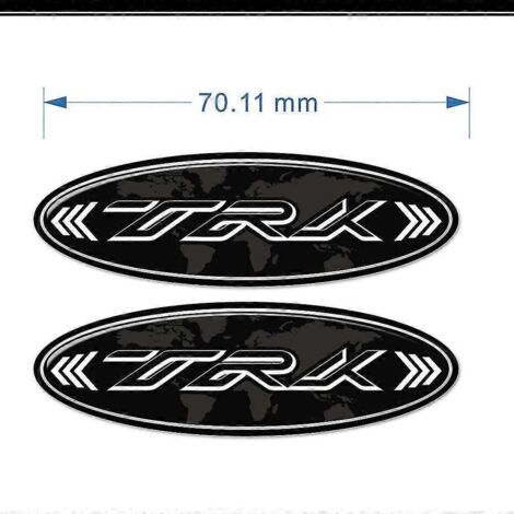 Kit essence/huile pour Benelli 800x, TRK502, TRK 250, 500, 800, 521, 502 X, TRK521 : protège-genoux, sacoches, autocollants, protection de réservoir – TRK6 (1/5)