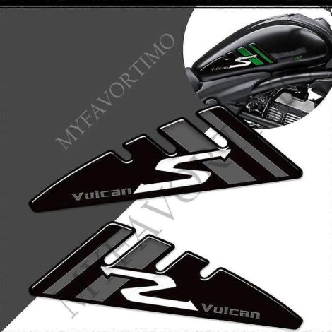 Kit de protection pour réservoir d'huile et de carburant avec autocollants pour genoux et protection de réservoir de moto Kawasaki Vulcan S Vulcan-s 650 Vn650--VULCAN-S19 (1/4)