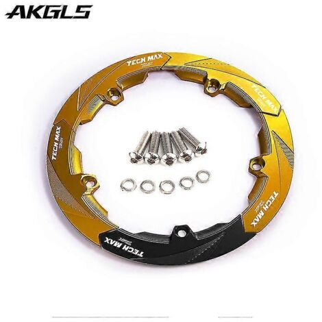 Accessoire Tmax 530 pour Yamaha Tmax 560 Tech Max Tmax560 Tmax 530 Sx Dx Tmax530 : protection de poulie de courroie de boîte de vitesses pour moto – Tech max or (1/5)