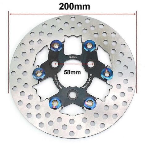 Étrier de frein RPM pour moto, disque de 82 mm, compatible avec scooters Yamaha Aerox, Jog, BWS, NMAX, XMAX, RSZ, Wisp Force, Dirt Pit Bike, Grom, Dio - Noir (1/5)