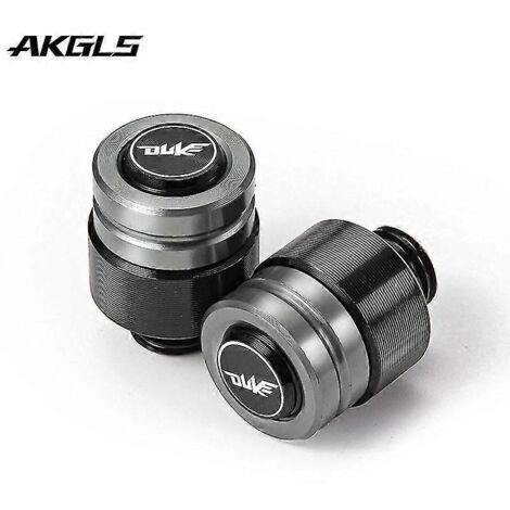 Bouchon de rétroviseur pour moto KTM Duke 125, 200, 250, 390, 690, 990, 1190, 1290 et Duke 390 : vis et bouchon fileté. Accessoires : DUKE Titanium. (1/4)