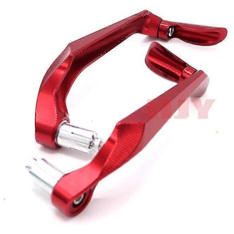 Protection universelle de leviers de frein et d'embrayage pour guidon de moto Suzuki GSX-R1000 (2001-2004), diamètre 7/8" (22 mm) - rouge (1/5)