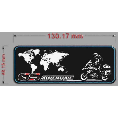 Autocollants R 1200 1250 850 750 GS pour BMW R1200GS R1250GS F750GS F800GS F850GS G310GS Adventure, protections de réservoir, bagages, valises en aluminium - ADV2 (1/4)