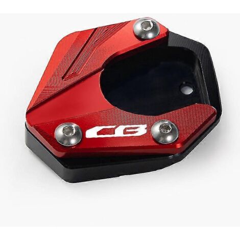 Accessoires pour Honda CB500X, CB125R, CB300R, CB400X, CB650R, CB500F et CB500X : support latéral de repose-pieds, plaque de support et accessoires (rouge CB) (1/4)
