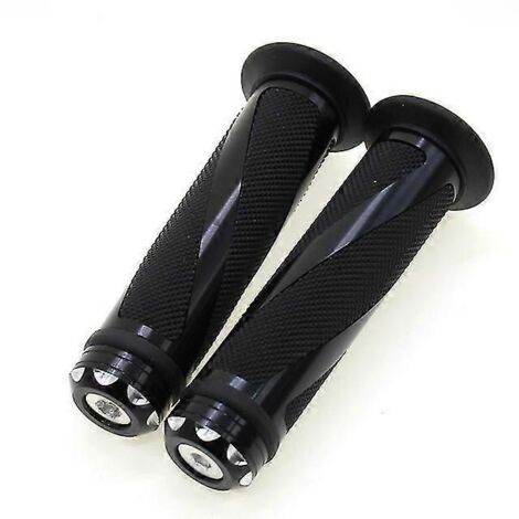 Pour moto Royal Enfield Himalayan 400 : leviers de frein et d'embrayage réglables, poignées (accessoires) – poignées noires (1/5)