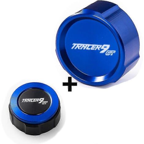 Accessoires de protection pour bouchons de liquide de frein avant et arrière de moto Yamaha Tracer 9GT 2021-2022 (bleu) (1/4)