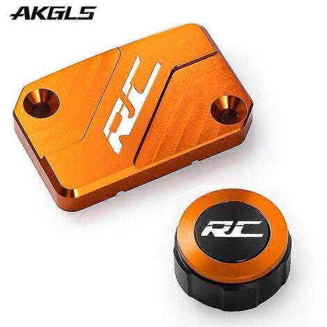 Accessoires pour KTM RC 390, 125, 200 et 250 (2013-2019, 2020 et 2021) : couvercle du réservoir de liquide de frein pour culasse avant et arrière. (1/4)