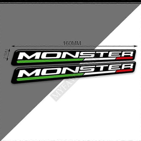 Protection de réservoir pour Ducati Monster 1200 SR 1200s : autocollants 3D, kit de protection pour les genoux et les genoux. Compatible avec les modèles Monster5. (1/5)