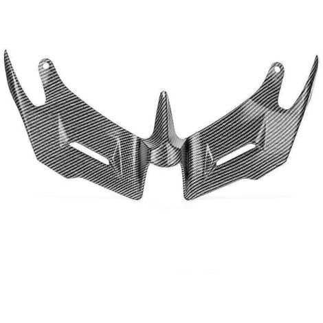Carénage avant aérodynamique pour moto Yamaha YZF R3 R25 (2014-2018) - Ailerons en fibre de carbone - Gris foncé (1/5)