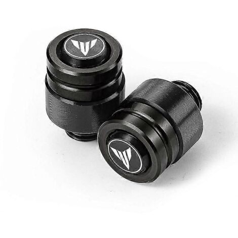 Cache-vis pour rétroviseur de moto Yamaha MT07, MT09 SP, MT 07 09 10, MT10, FZ09, FZ07 - Accessoires : cache-trou de rétroviseur (noir) (1/4)