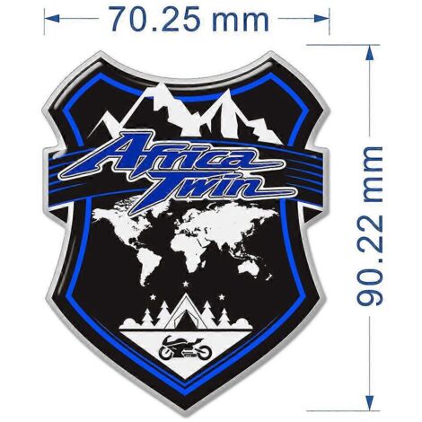 Protection de réservoir pour Honda Africa Twin CRF1100/1000/1000L/1100L (autocollants, bagages, valises en aluminium, coffre) - Modèles 2019-2020 (1/5)