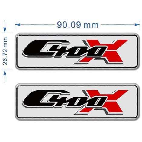 Logo et emblème pour BMW C400X, C400GT, C 400 GT X, autocollants pour motos et scooters (modèles 2016 à 2021). (1/5)