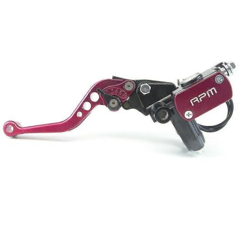 Maître-cylindre de frein et d'embrayage Rpm Px-1 14 mm, levier de guidon, embrayage hydraulique, moteur de course pour moto Honda Yamaha 22 mm - Rouge, gauche (1/5)
