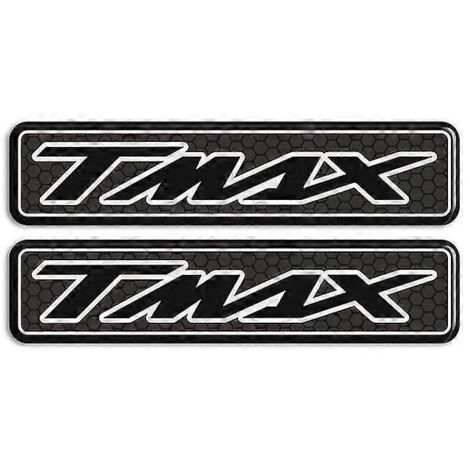 Autocollants T Max pour Yamaha Tmax 400 500 530 560 750, motos et scooters (Tmax530, Tmax500, Tmax560), emblème, badge, modèles 2017, 2018, 2019 et 2020 - Argent (1/5)