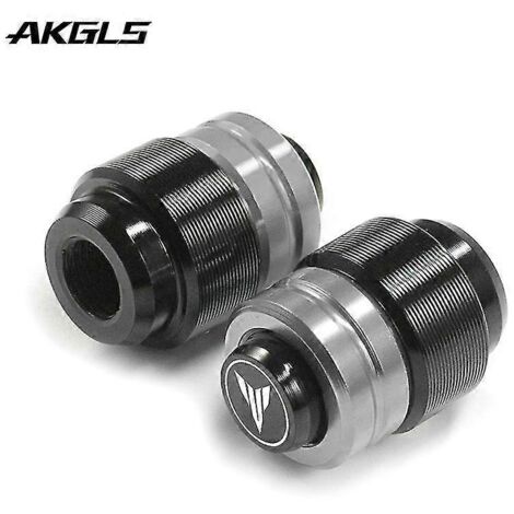 Pour Yamaha T-Max 500, T-Max 530, SX, DX, 560 et Tech Max : cache-valve en aluminium usiné CNC (titane) (1/5)