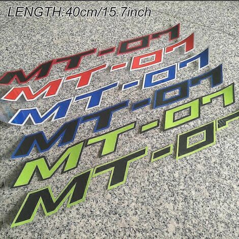 Autocollants décoratifs pour moto : logo, jantes, carénage, casque, protection de réservoir pour Yamaha MT-07 (2016-2020) (1/4)
