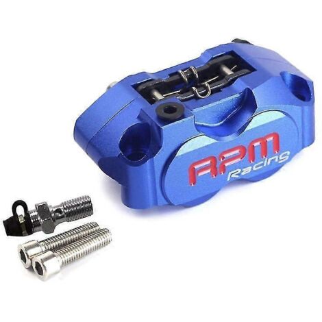 Pompe de frein à étrier RPM 82 mm, montage radial à 4 pistons pour moto tout-terrain (modification) - Bleu (1/5)