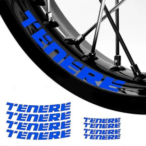 Autocollant réfléchissant pour jantes de moto Yamaha Tenere 700 1200 Adventure Adv-- (1/4)