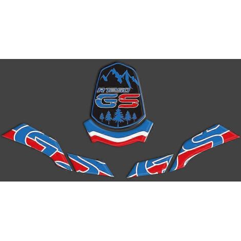 Autocollants 3D pour carénage avant Adventure R1250gsa (BMW R1250GS R 1250 GS Adv GSA) - Lot de 2 (1/5)