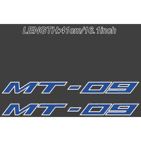 Bandes adhésives pour moto Yamaha MT-09 (jantes, casque, réservoir, carrosserie) - Modèles 2017, 2018, 2019 et 2020 - 1 (1/5)