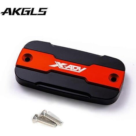 Bouchon de réservoir de liquide de frein avant + bouchon de remplissage pour moto Honda X-Adv 750, X-Adv 300, 750 et 1000 (2017-2022) - Rouge (1/5)
