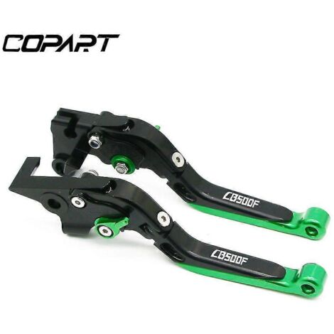 Protection de leviers de frein et d'embrayage pour moto Honda CB500F/CB500F/CB500R/CB500F/X (2013-2023) - BKBKBKGN (1/5)